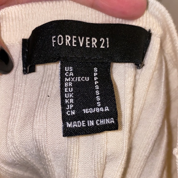 Forever 21 Lace Up Sweater Bodysuit - Picture 8 of 11